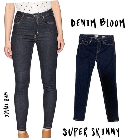 denim bloom Denim - denim bloom 211 super skinny dark wash je…